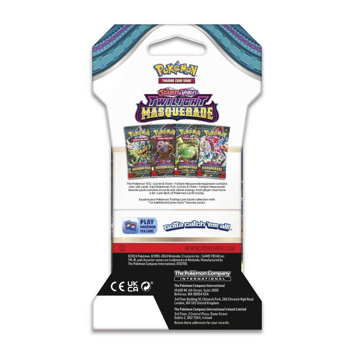 Pokémon TCG: Scarlet & Violet-Twilight Masquerade Sleeved Booster Pack (10 Cards)