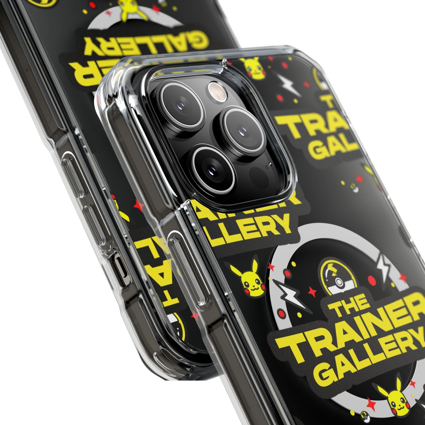Trainer Gallery Magnetic Phone Case, Clear Impact Case, Phone Accessories for Gamers, Unique Gifts