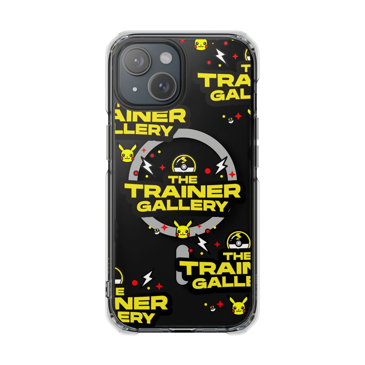 Trainer Gallery Magnetic Phone Case, Clear Impact Case, Phone Accessories for Gamers, Unique Gifts