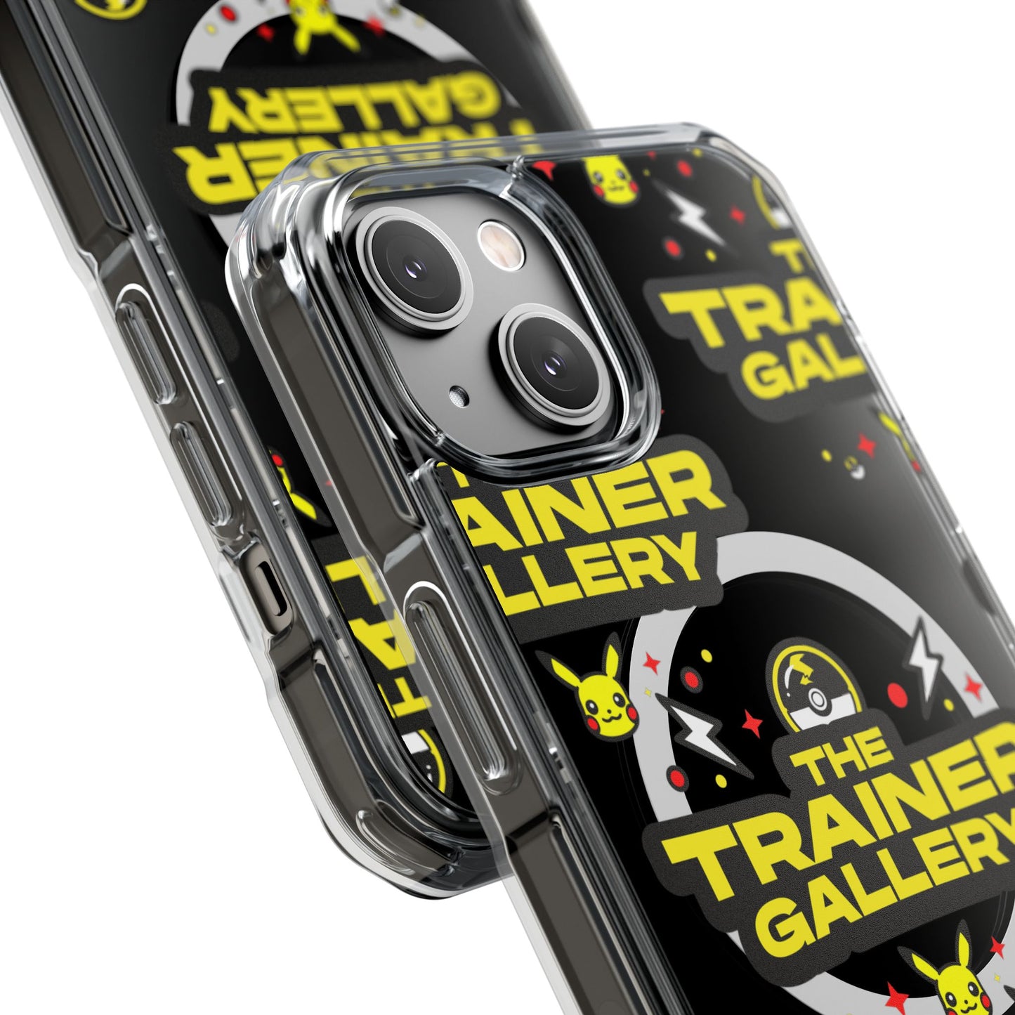 Trainer Gallery Magnetic Phone Case, Clear Impact Case, Phone Accessories for Gamers, Unique Gifts