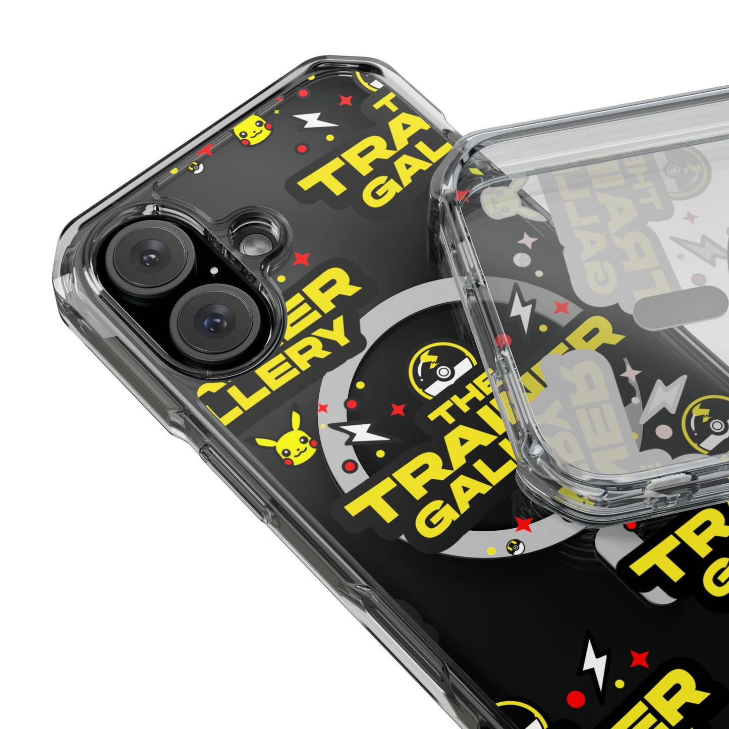 Trainer Gallery Magnetic Phone Case, Clear Impact Case, Phone Accessories for Gamers, Unique Gifts