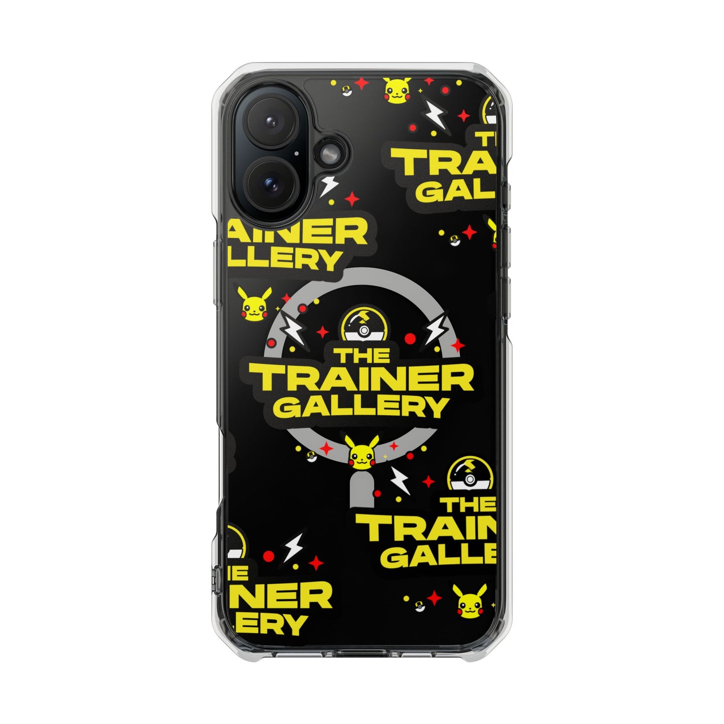 Trainer Gallery Magnetic Phone Case, Clear Impact Case, Phone Accessories for Gamers, Unique Gifts