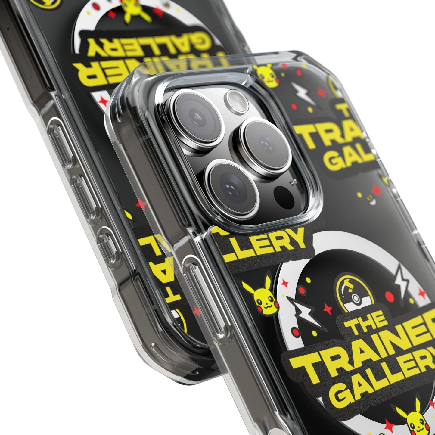 Trainer Gallery Magnetic Phone Case, Clear Impact Case, Phone Accessories for Gamers, Unique Gifts
