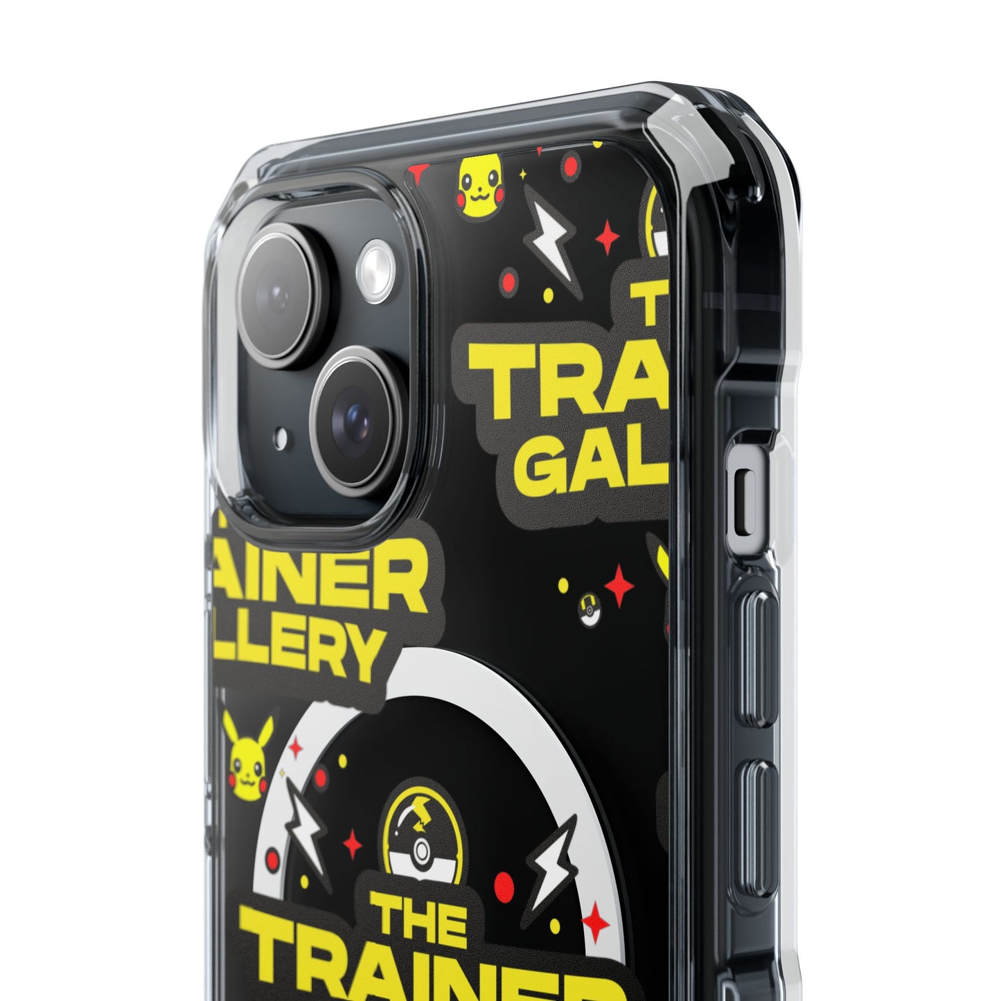 Trainer Gallery Magnetic Phone Case, Clear Impact Case, Phone Accessories for Gamers, Unique Gifts