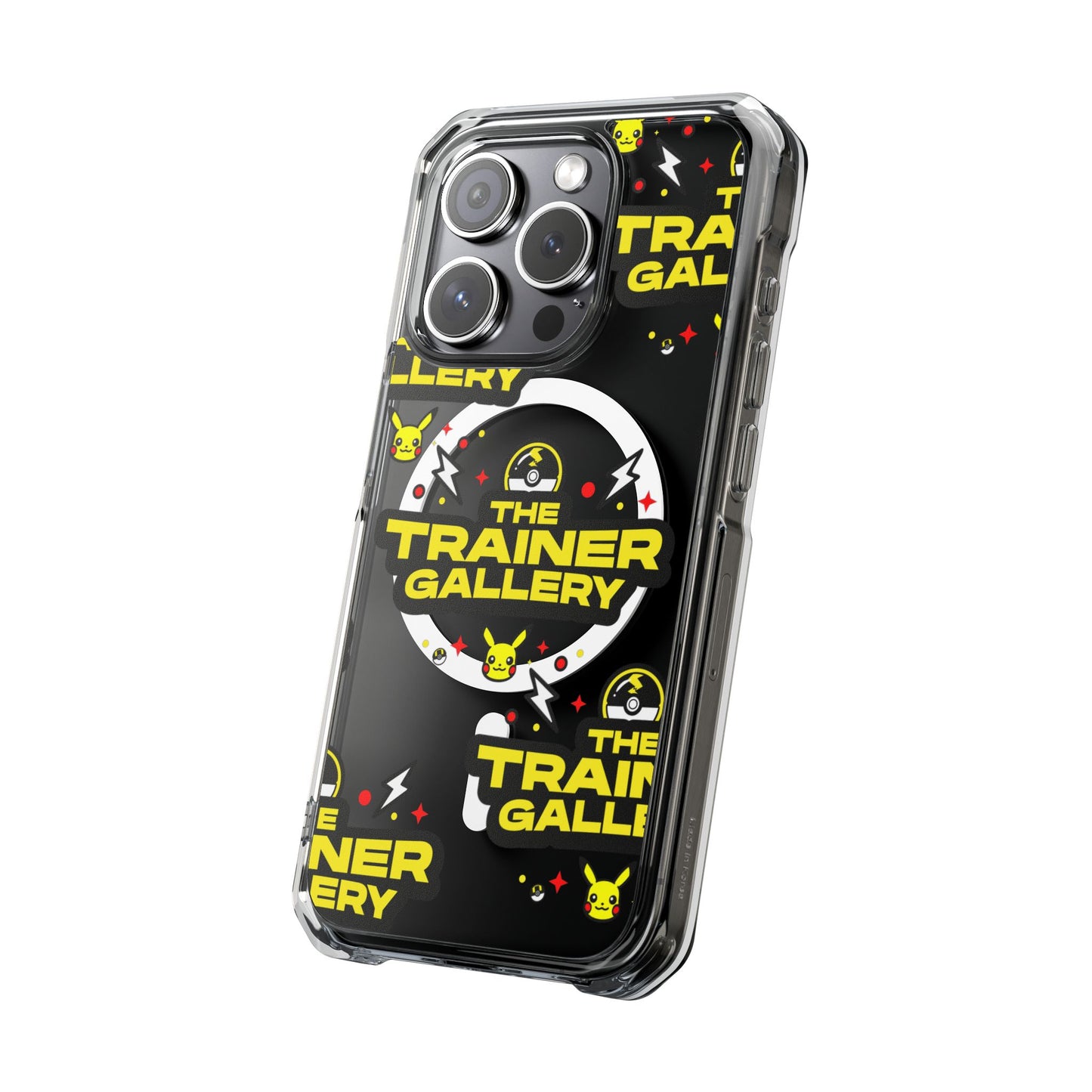 Trainer Gallery Magnetic Phone Case, Clear Impact Case, Phone Accessories for Gamers, Unique Gifts