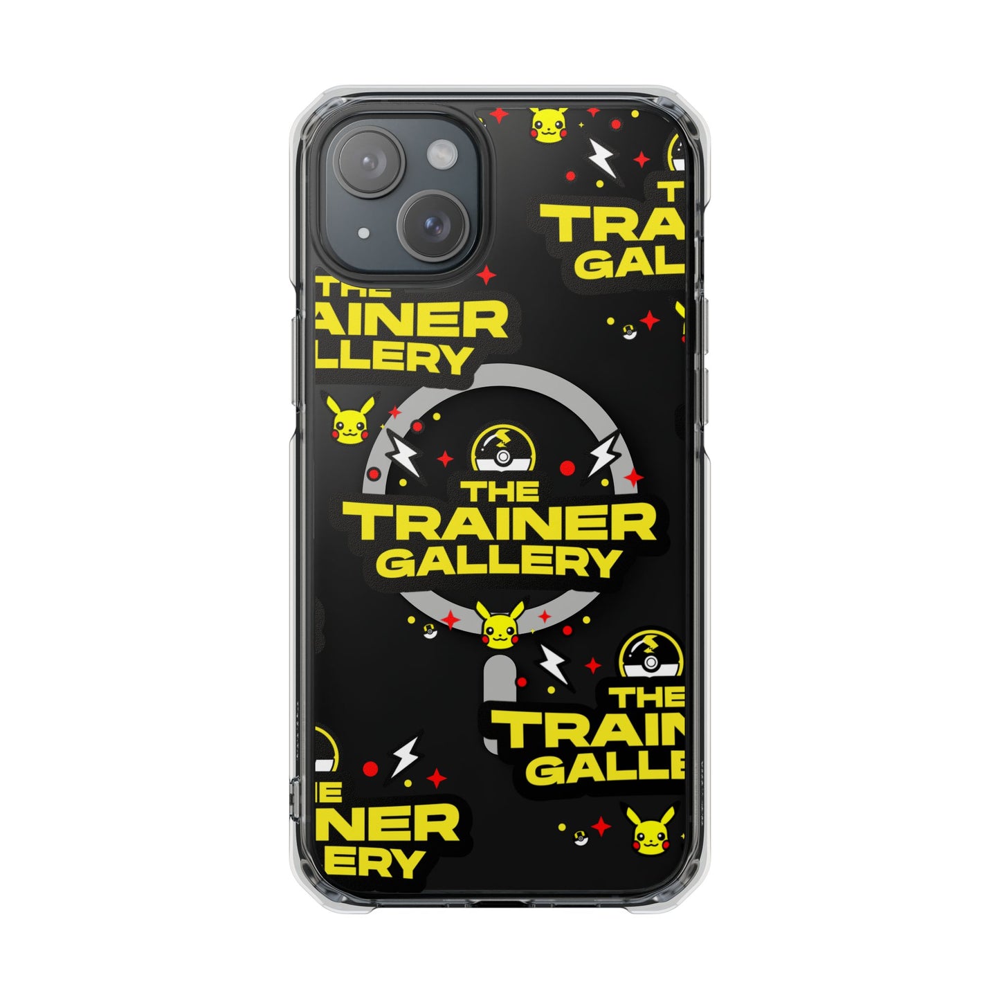 Trainer Gallery Magnetic Phone Case, Clear Impact Case, Phone Accessories for Gamers, Unique Gifts