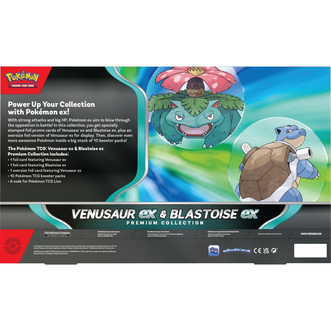 Pokemon Trading Card Game: Venusaur ex and Blastoise ex Premium Collection GameStop Exclusive