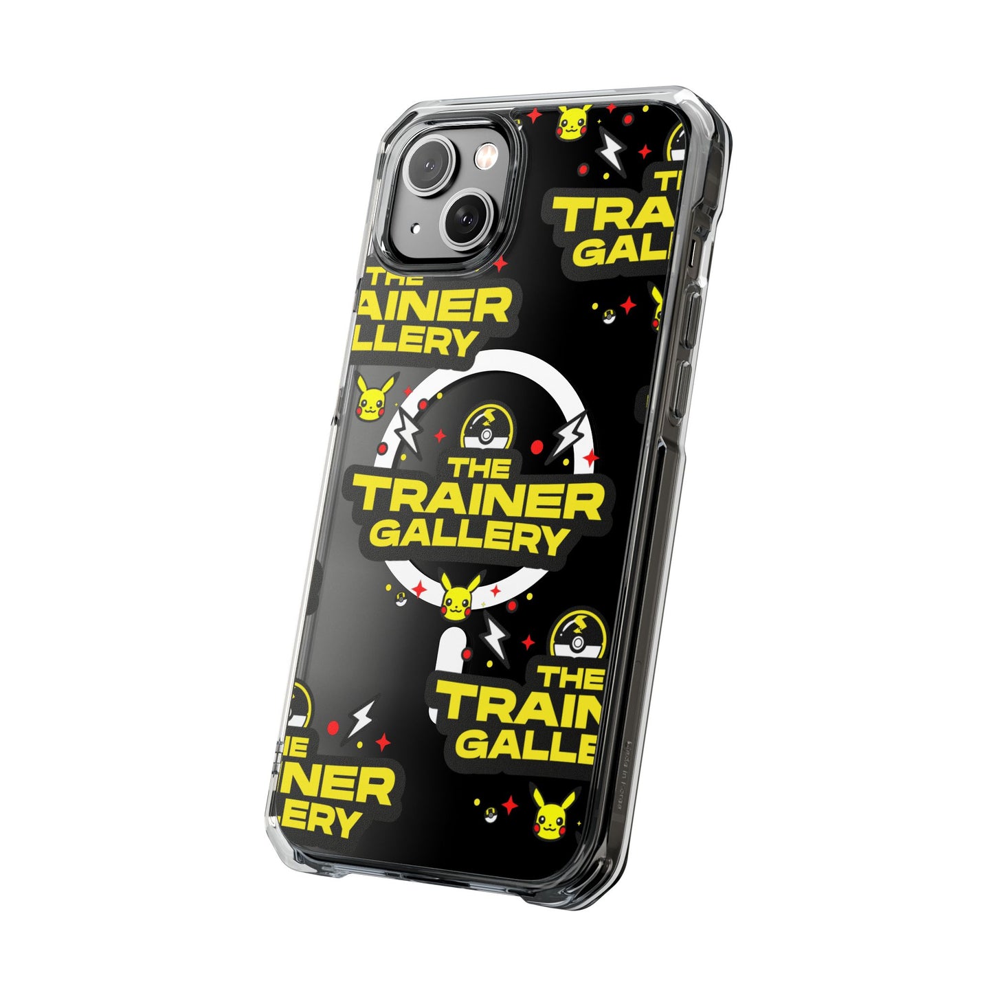Trainer Gallery Magnetic Phone Case, Clear Impact Case, Phone Accessories for Gamers, Unique Gifts