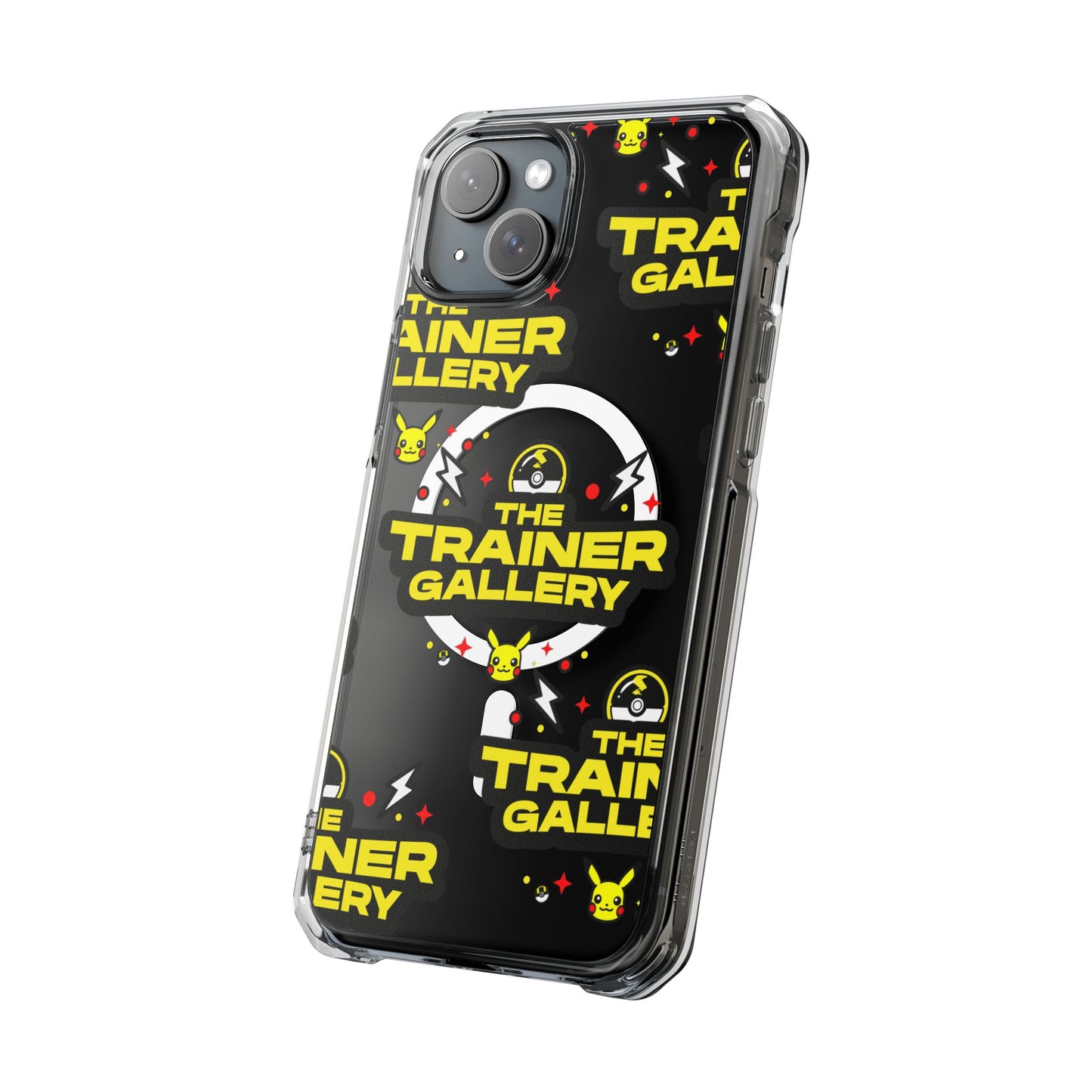 Trainer Gallery Magnetic Phone Case, Clear Impact Case, Phone Accessories for Gamers, Unique Gifts