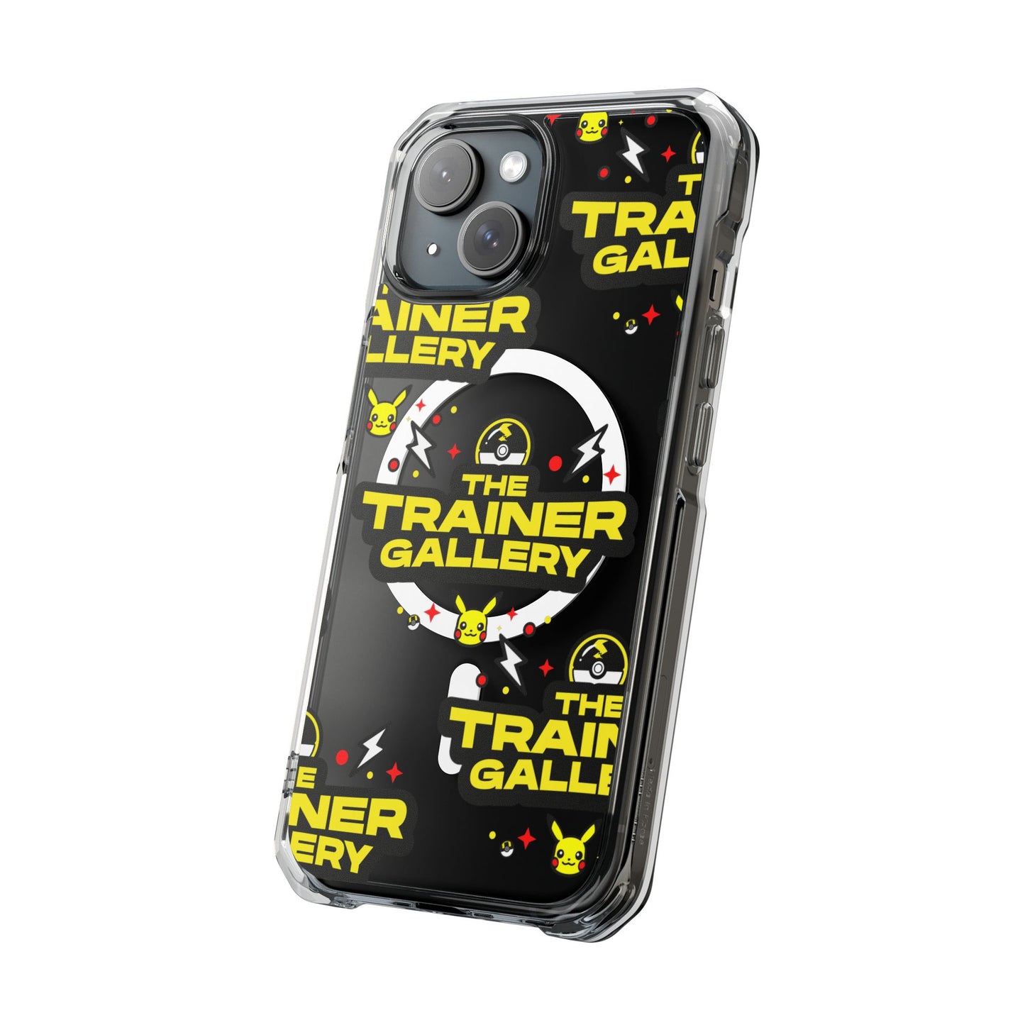 Trainer Gallery Magnetic Phone Case, Clear Impact Case, Phone Accessories for Gamers, Unique Gifts