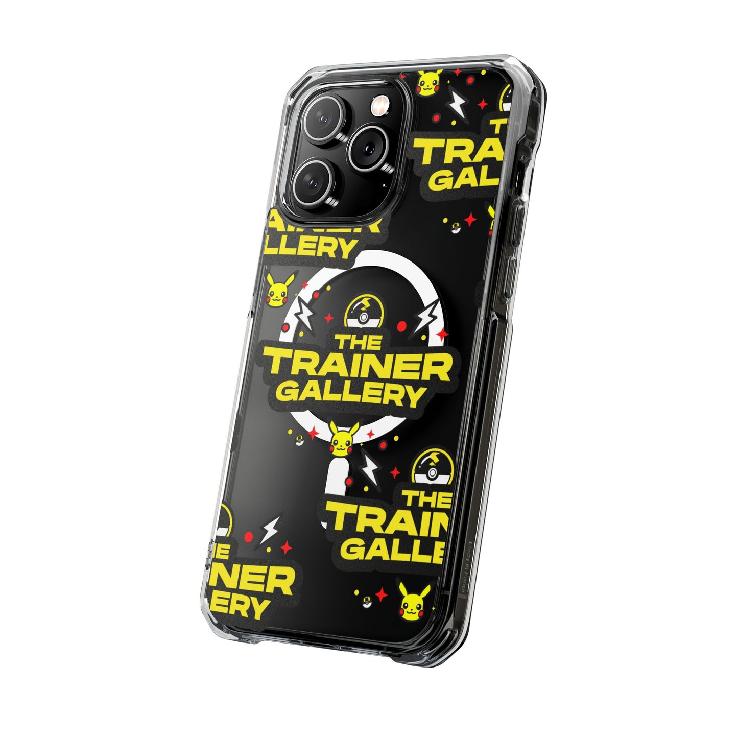 Trainer Gallery Magnetic Phone Case, Clear Impact Case, Phone Accessories for Gamers, Unique Gifts