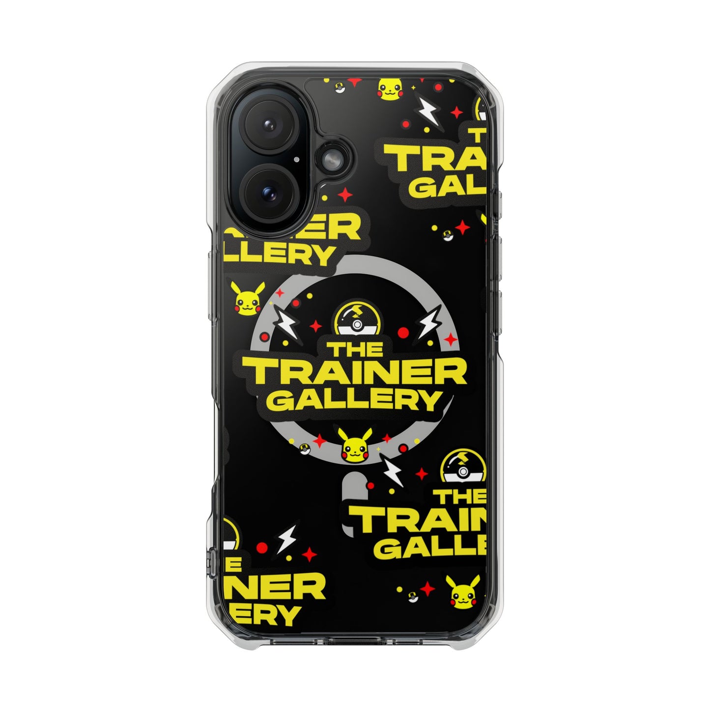 Trainer Gallery Magnetic Phone Case, Clear Impact Case, Phone Accessories for Gamers, Unique Gifts