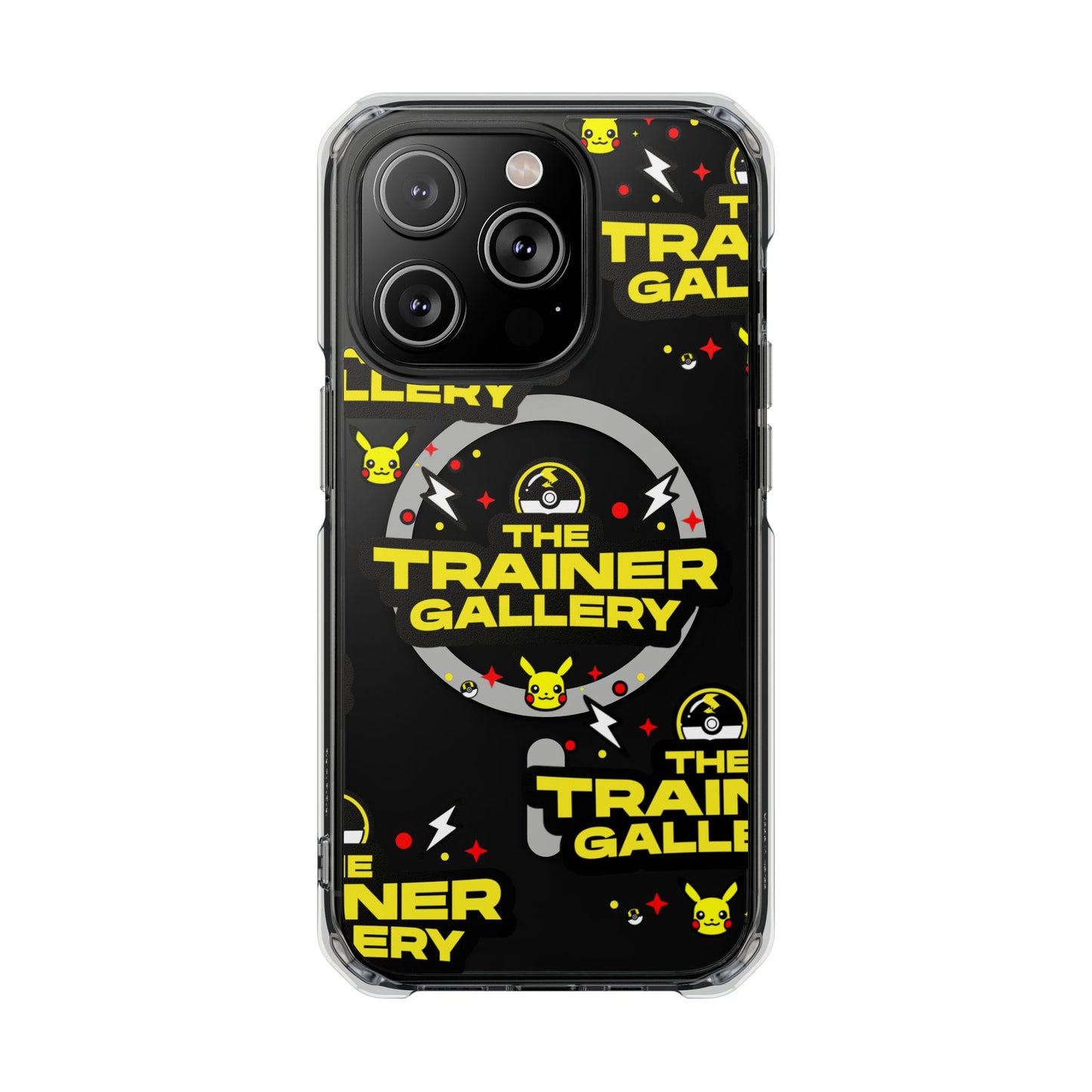 Trainer Gallery Magnetic Phone Case, Clear Impact Case, Phone Accessories for Gamers, Unique Gifts