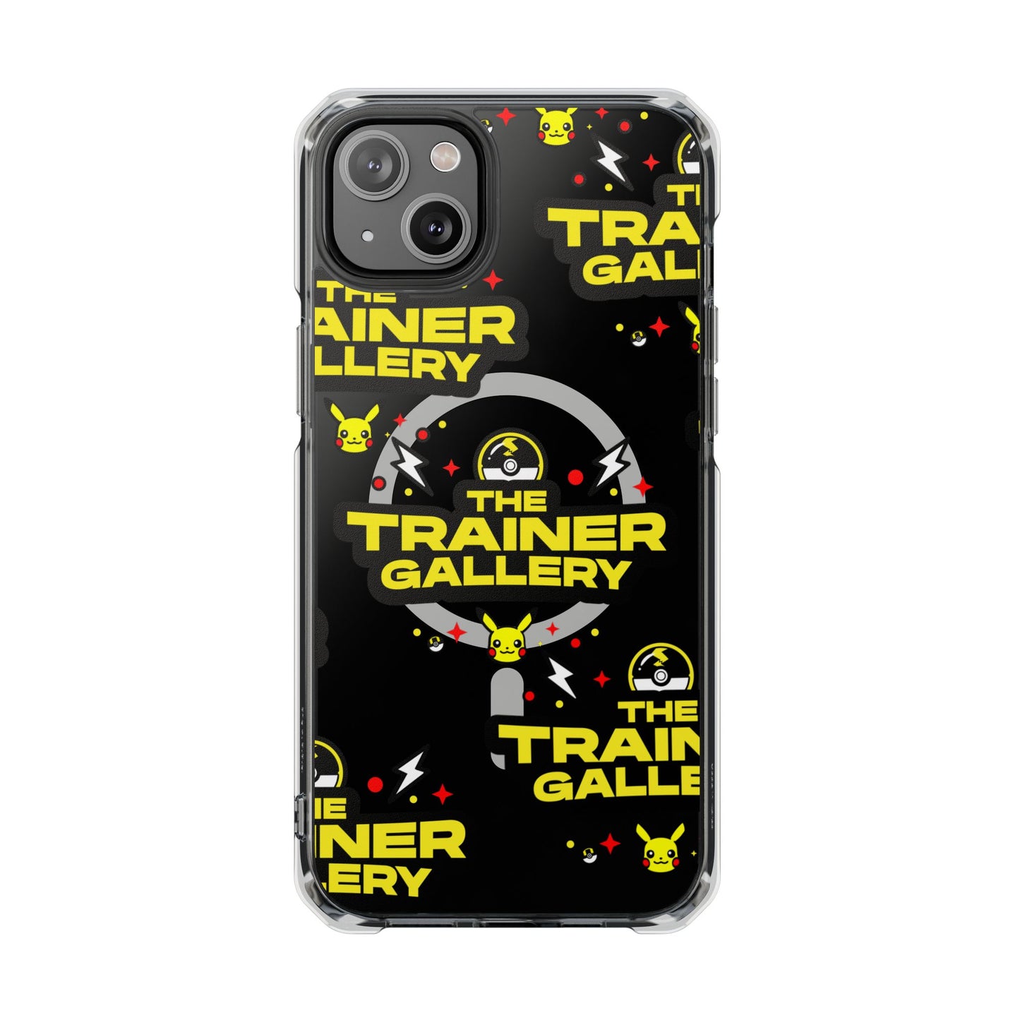 Trainer Gallery Magnetic Phone Case, Clear Impact Case, Phone Accessories for Gamers, Unique Gifts