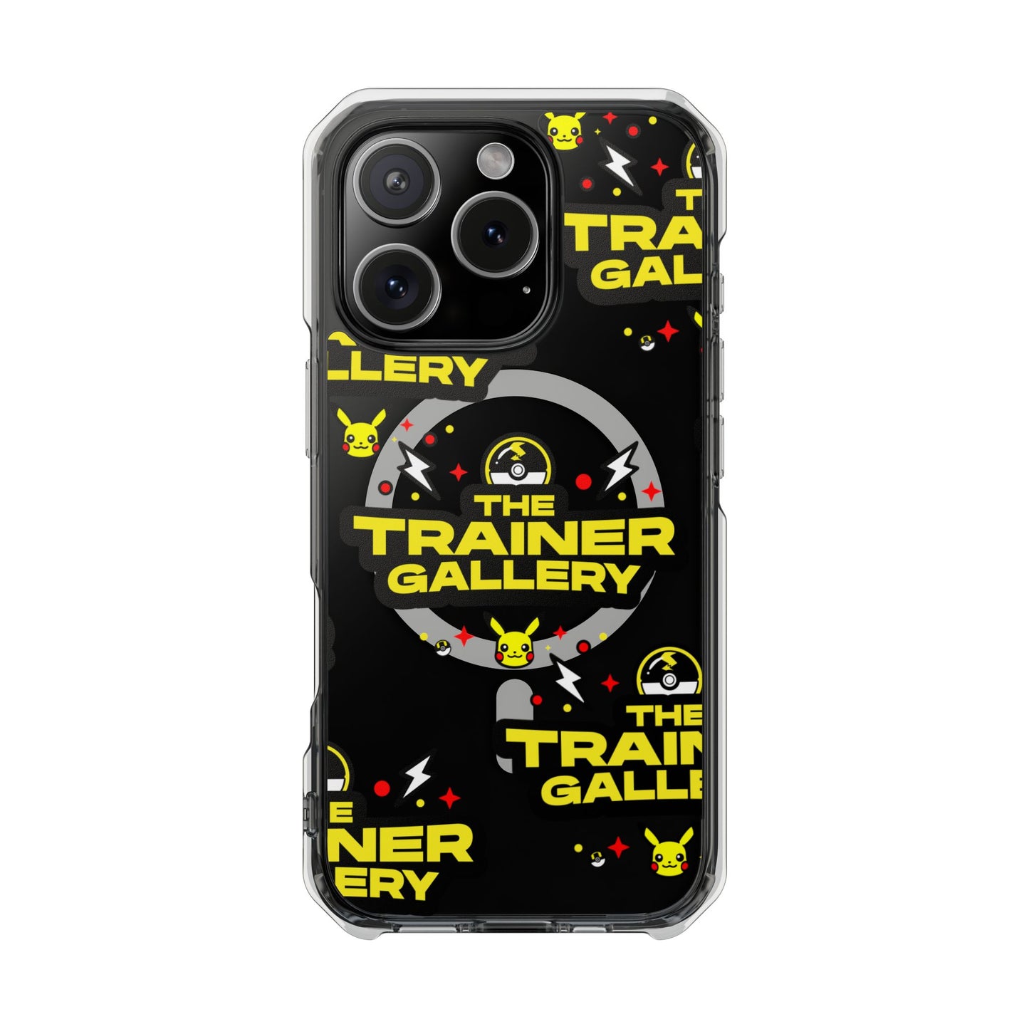 Trainer Gallery Magnetic Phone Case, Clear Impact Case, Phone Accessories for Gamers, Unique Gifts