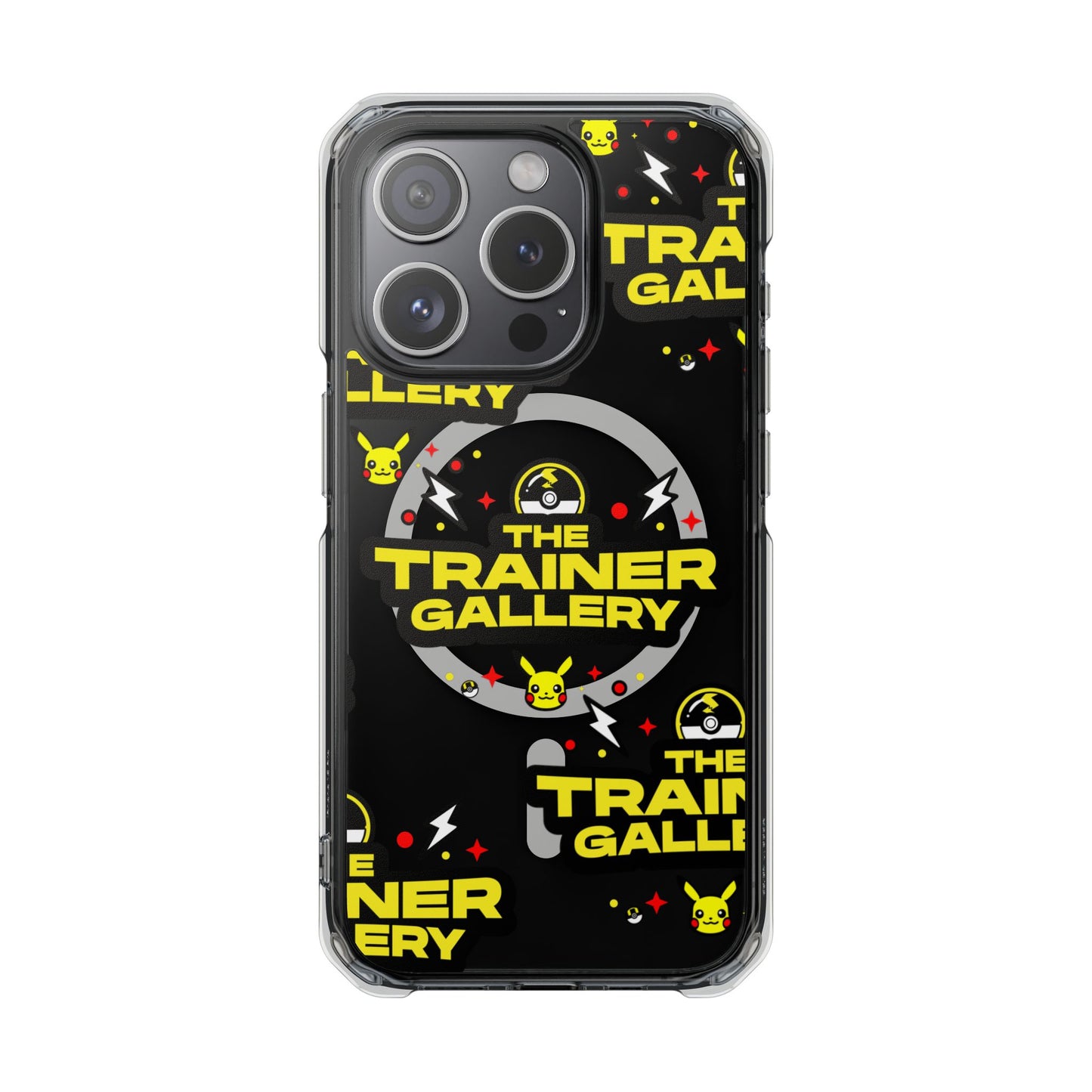 Trainer Gallery Magnetic Phone Case, Clear Impact Case, Phone Accessories for Gamers, Unique Gifts