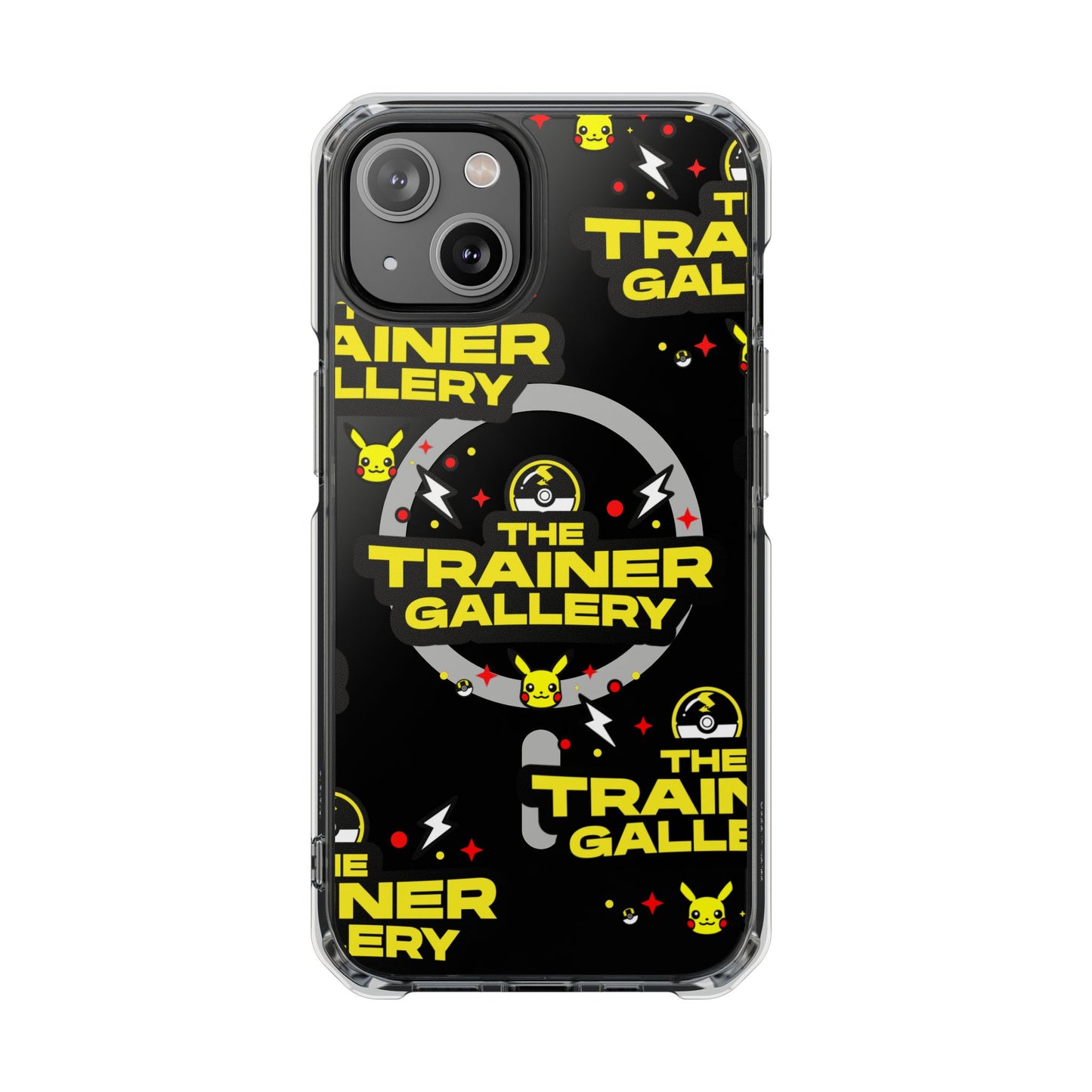 Trainer Gallery Magnetic Phone Case, Clear Impact Case, Phone Accessories for Gamers, Unique Gifts