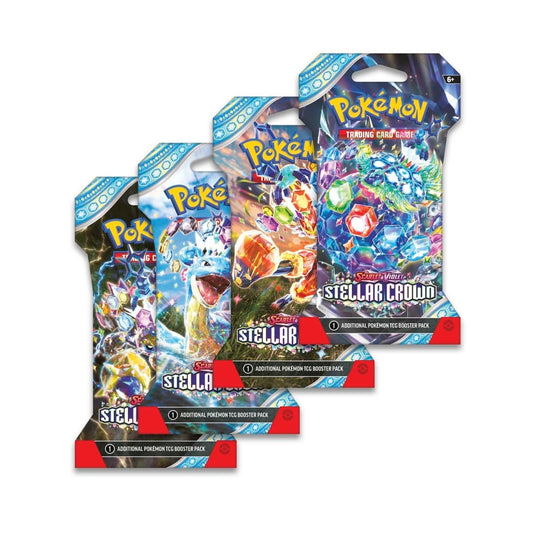 Pokémon TCG: Scarlet & Violet-Stellar Crown Sleeved Booster Pack (10 Cards)