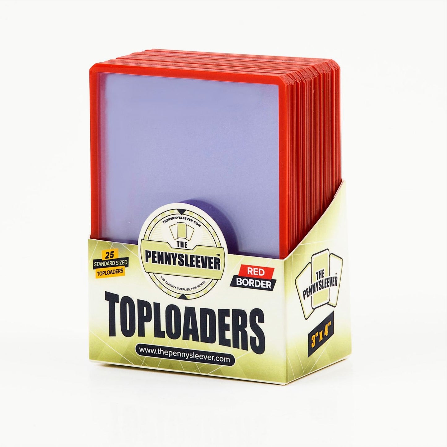 35 pt Colored Border Toploader (25 count)